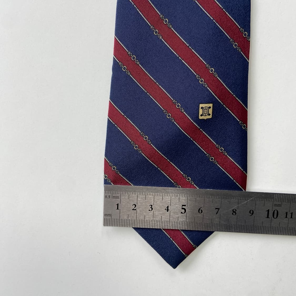 셀린느(celine) 명품 정품 심플로고 넥타이 8.3cm 상품이미지8