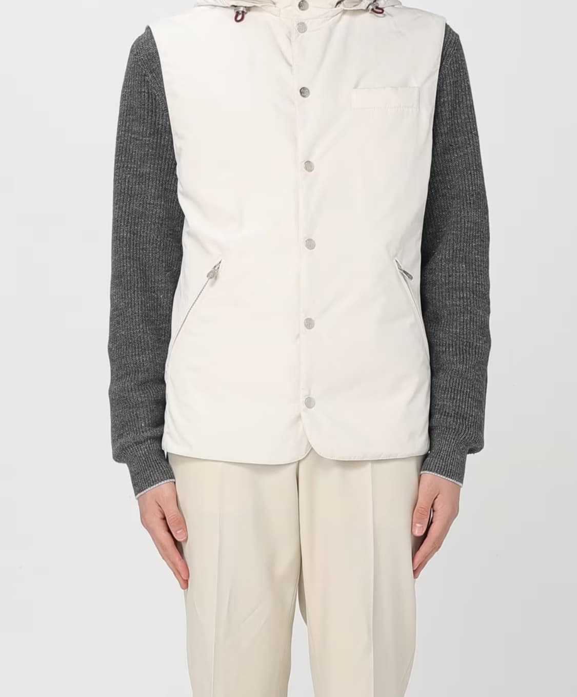 브루넬로 쿠치넬리 25ss 신형 후드 패딩 조끼 54 새상품급 판매합니다 상품이미지4