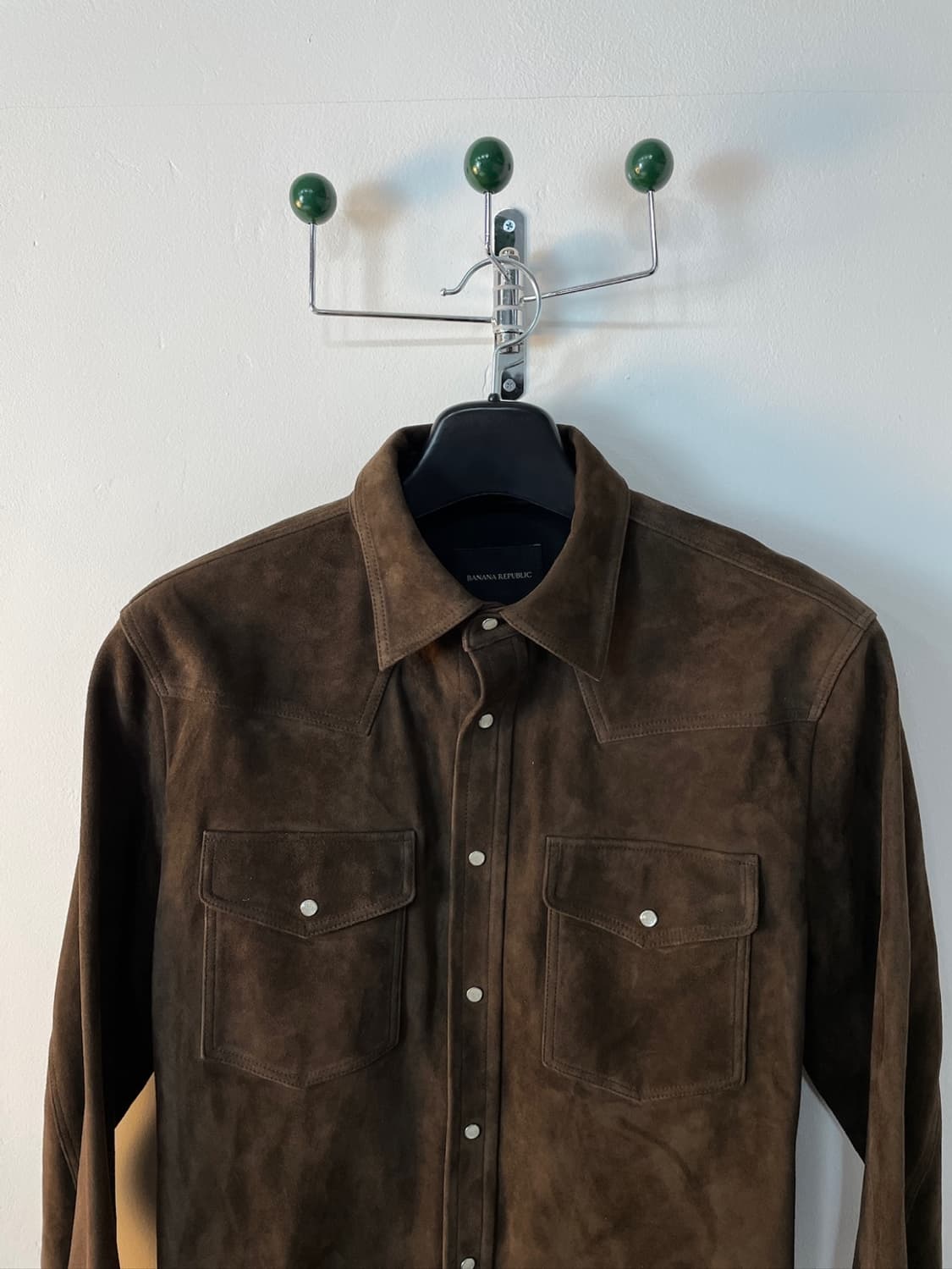 바나나 리퍼블릭 스웨이드 웨스턴 셔츠  상품이미지4