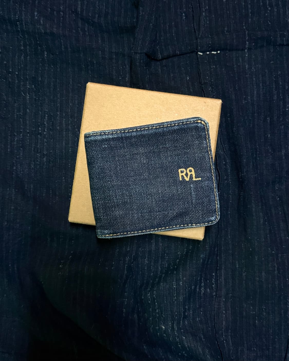 R.R.L 인디고 데님 빌 폴드 상품이미지1