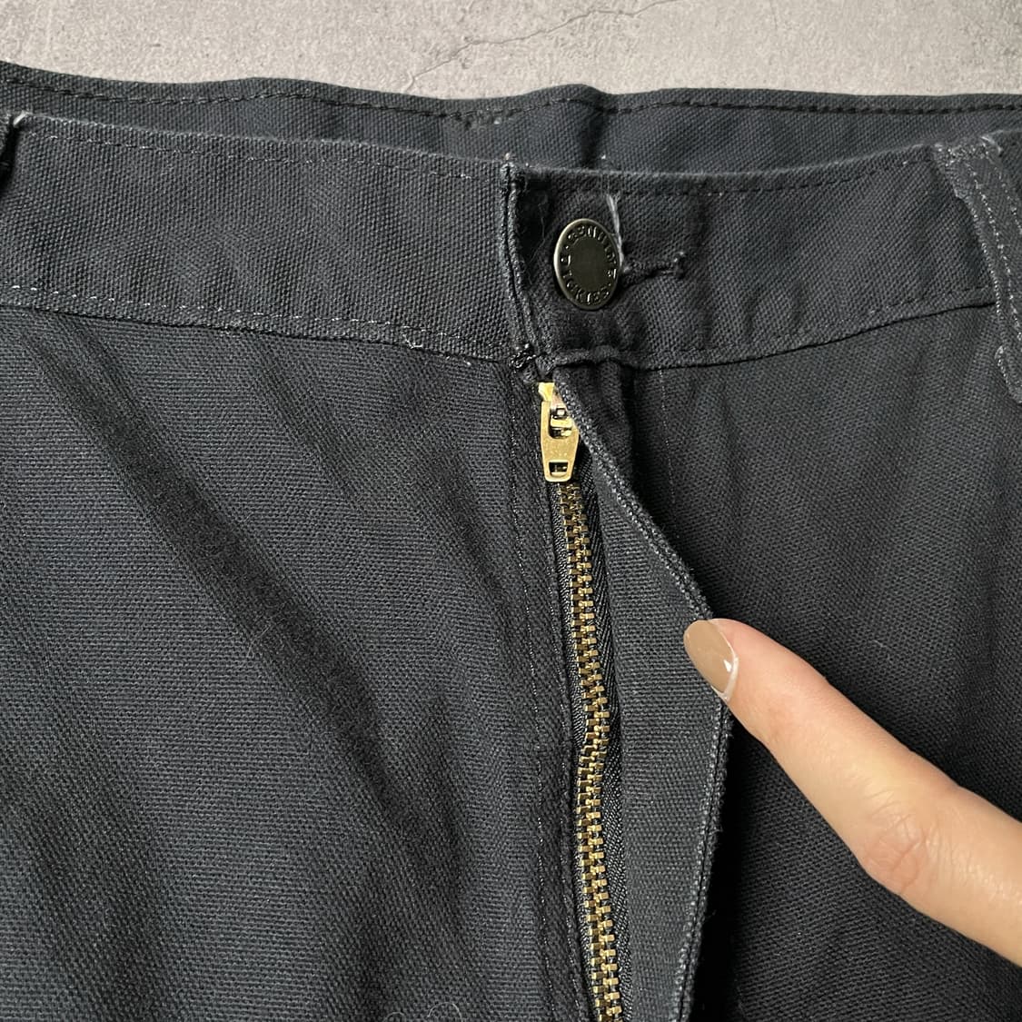 DICKIES 디키즈 빈티지 블랙 카펜터 워크 팬츠 A00896 상품이미지3