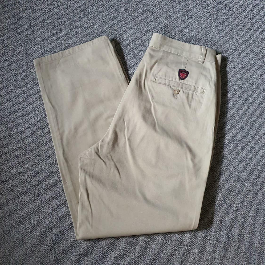 90s Made in U.S.A  폴로 랄프로렌 골프 투턱 치노 팬츠 N 상품이미지1