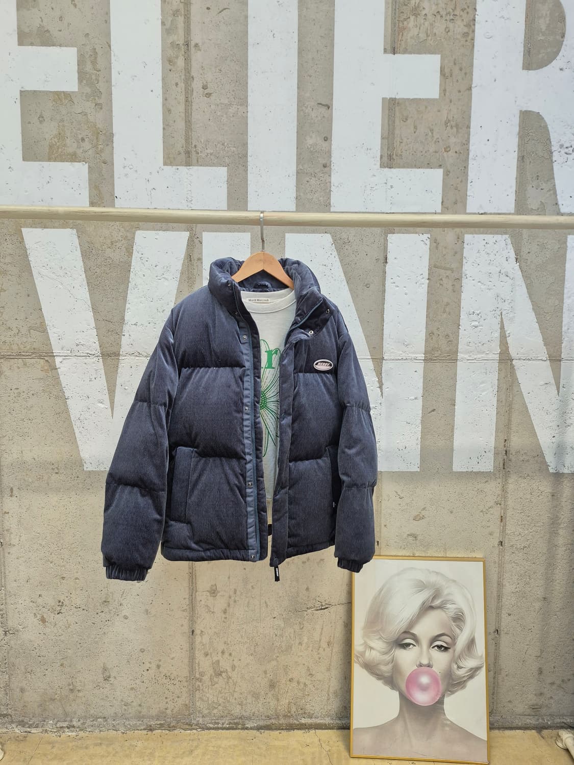 널디 큐드로이 벨벳 다운팡팡 패딩자켓 상품이미지3