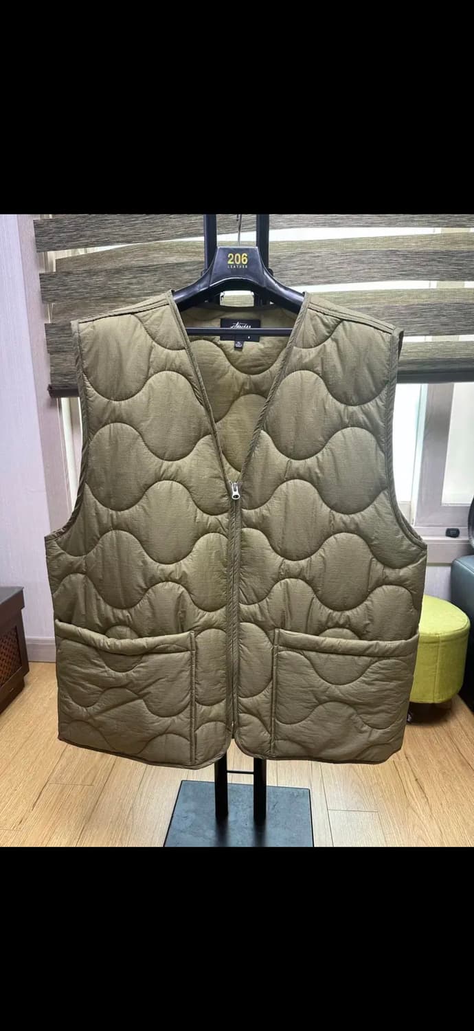 [XL]1028.스투시 Stussy 퀼팅 베스트 (카키 / 올리브) 상품이미지3