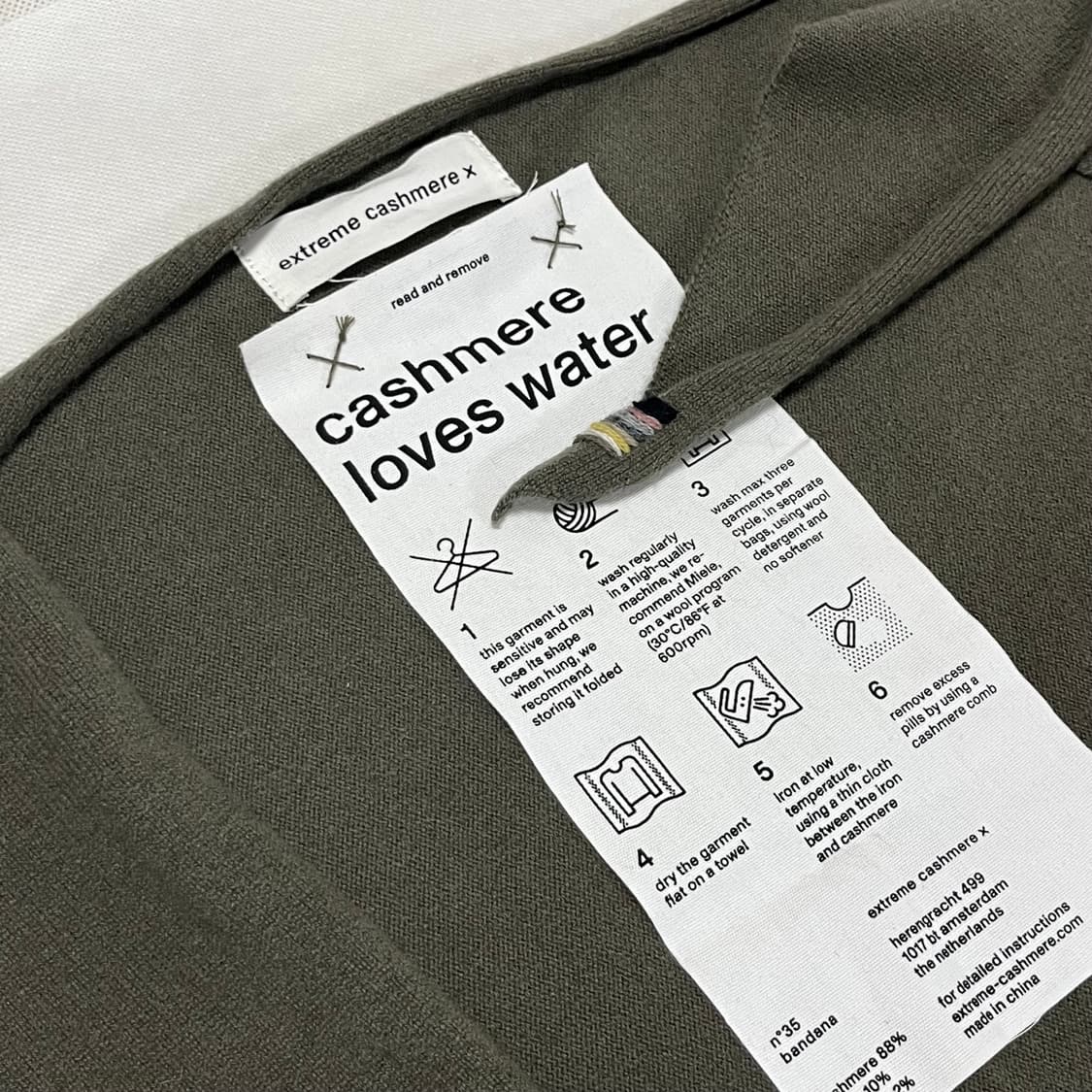 익스트림캐시미어 26ss 반다나 스카프/아미 상품이미지2