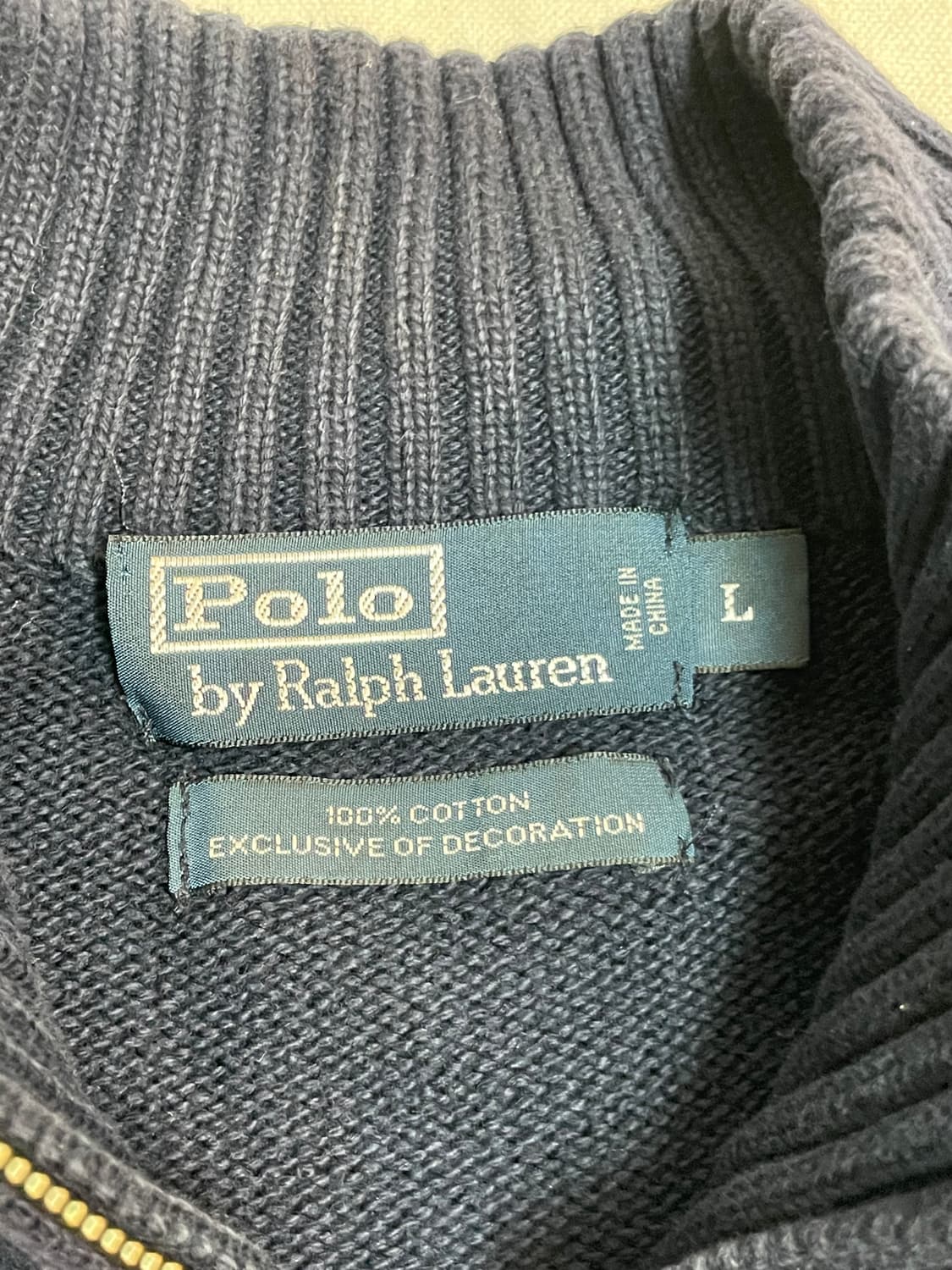 폴로 하프집업 니트 상품이미지6