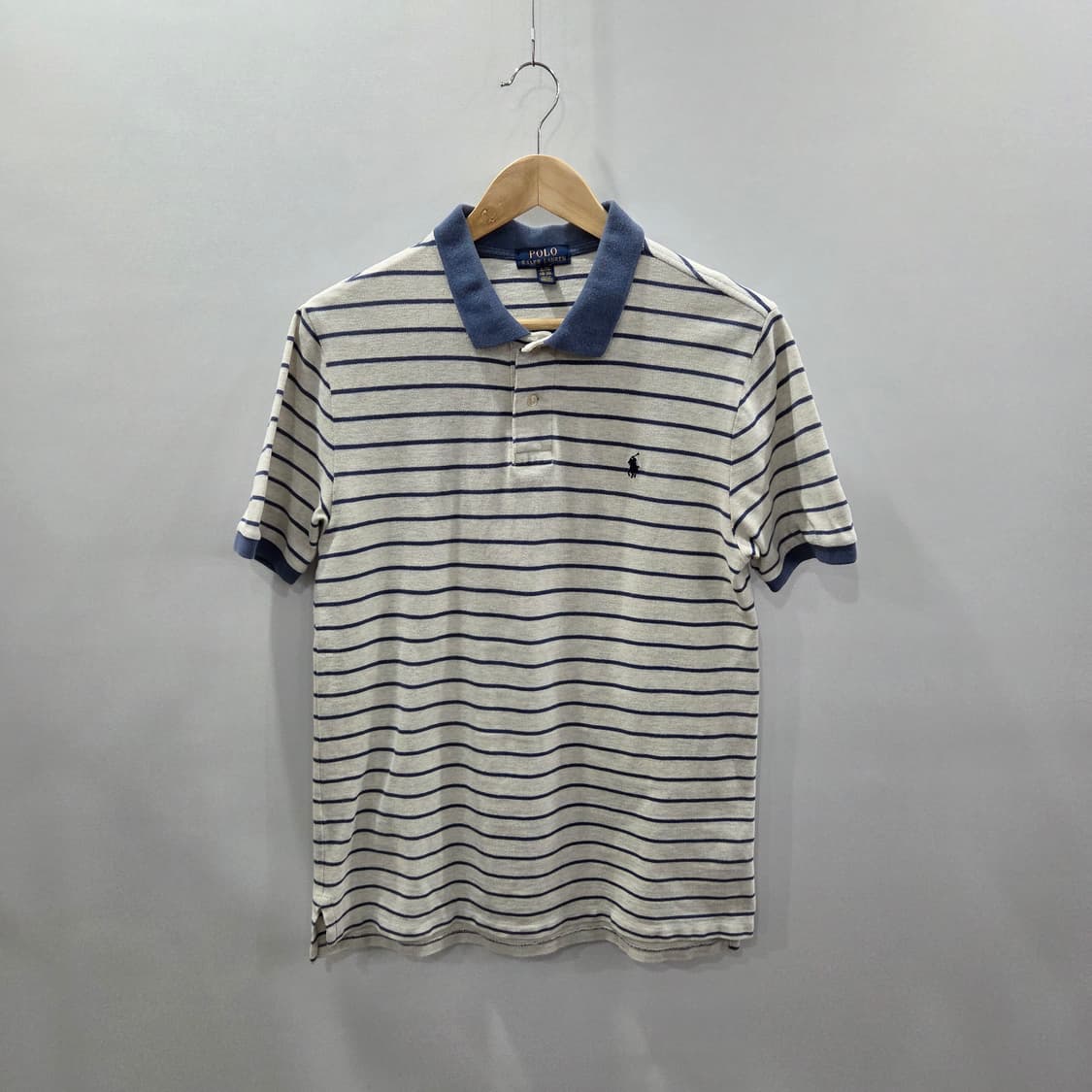 폴로랄프로렌 보이즈 피케 카라 스트라이프 반팔티 XL/18/20  상품이미지1