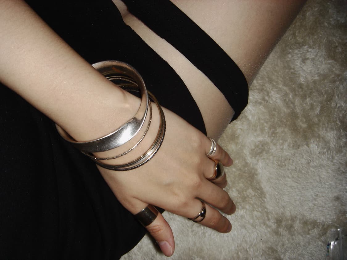 Silver Wave Bangle 상품이미지2