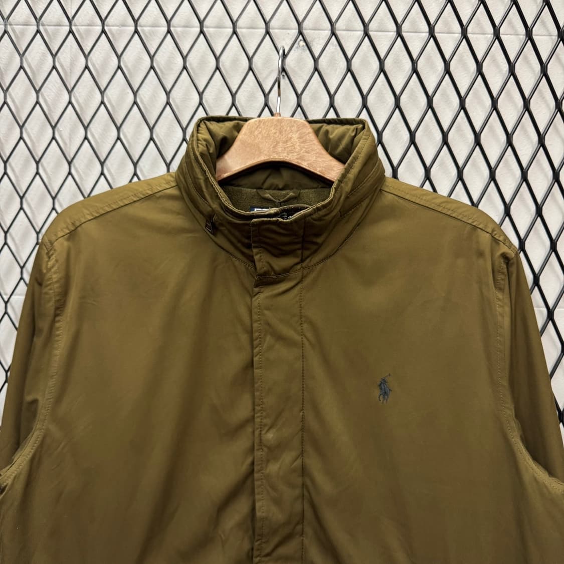 00s 폴로 랄프로렌 클래식 드리즐러 자켓 투포켓 디테일 라이트 카키 상품이미지3