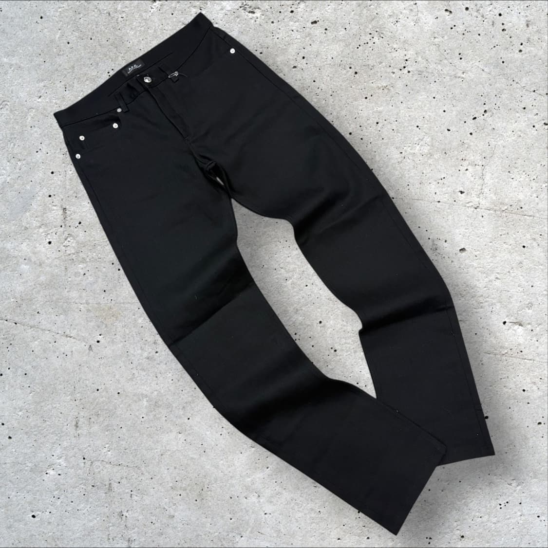 [30] APC 아페쎄 뉴스탠다드 블랙 데님 팬츠 바지 C475 상품이미지1