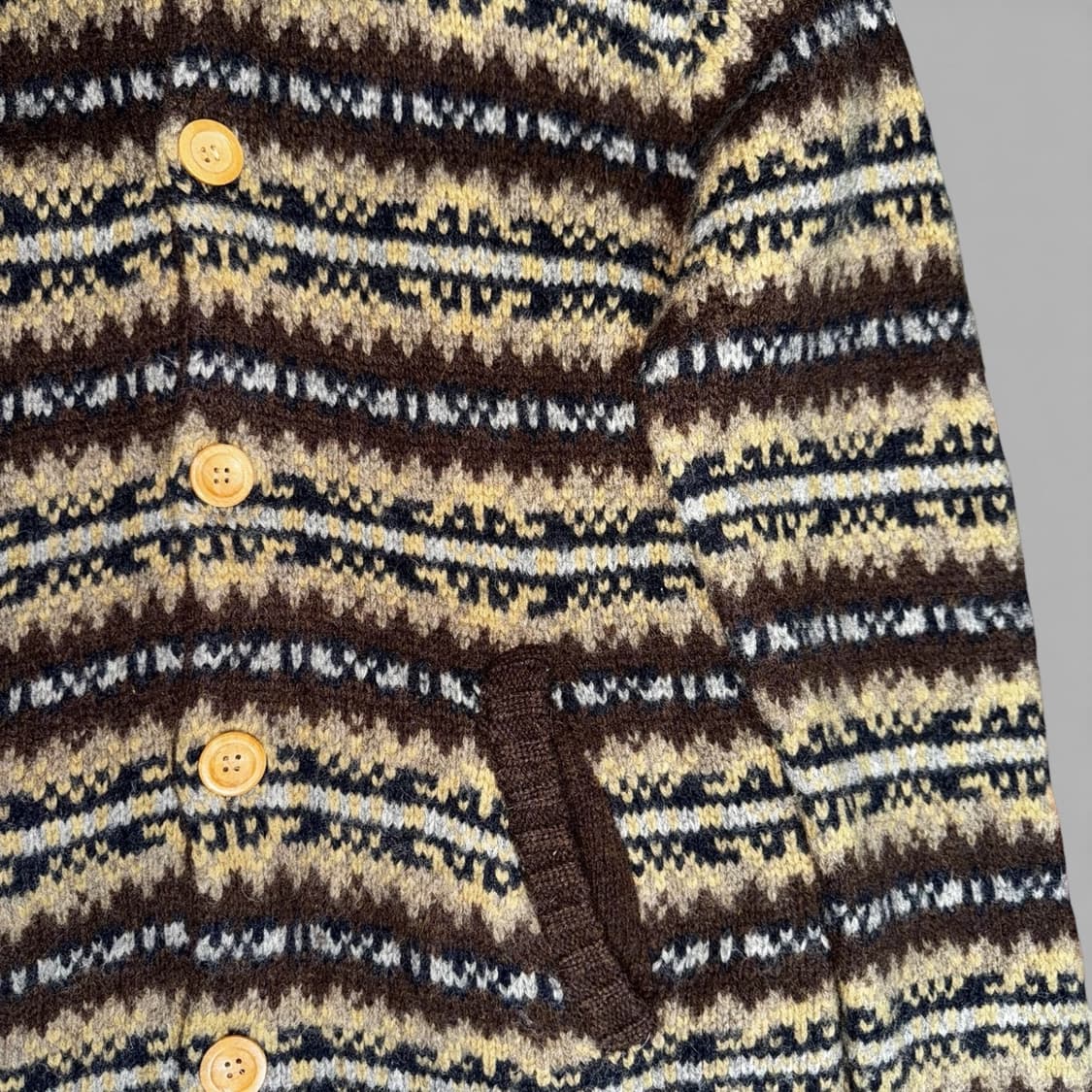 90‘s Woolrich Nordic Wool Cardigan 상품이미지4