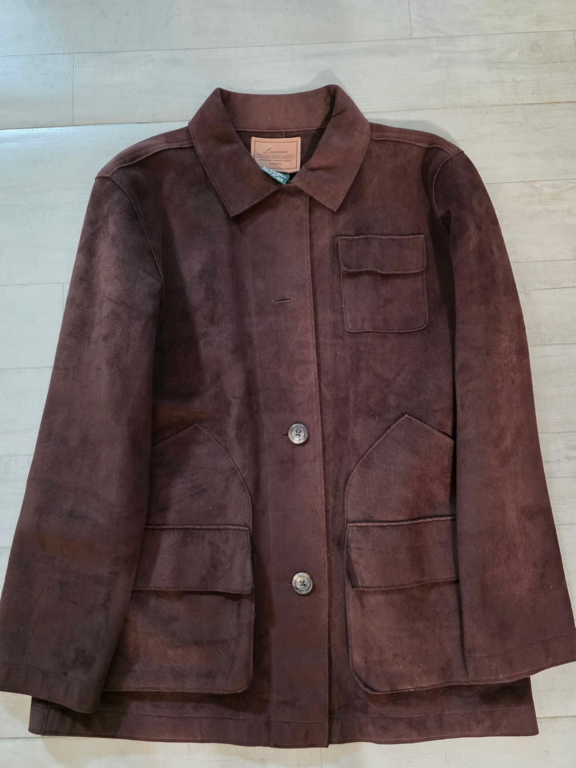 폴로 스웨이드 자켓 S 상품이미지1