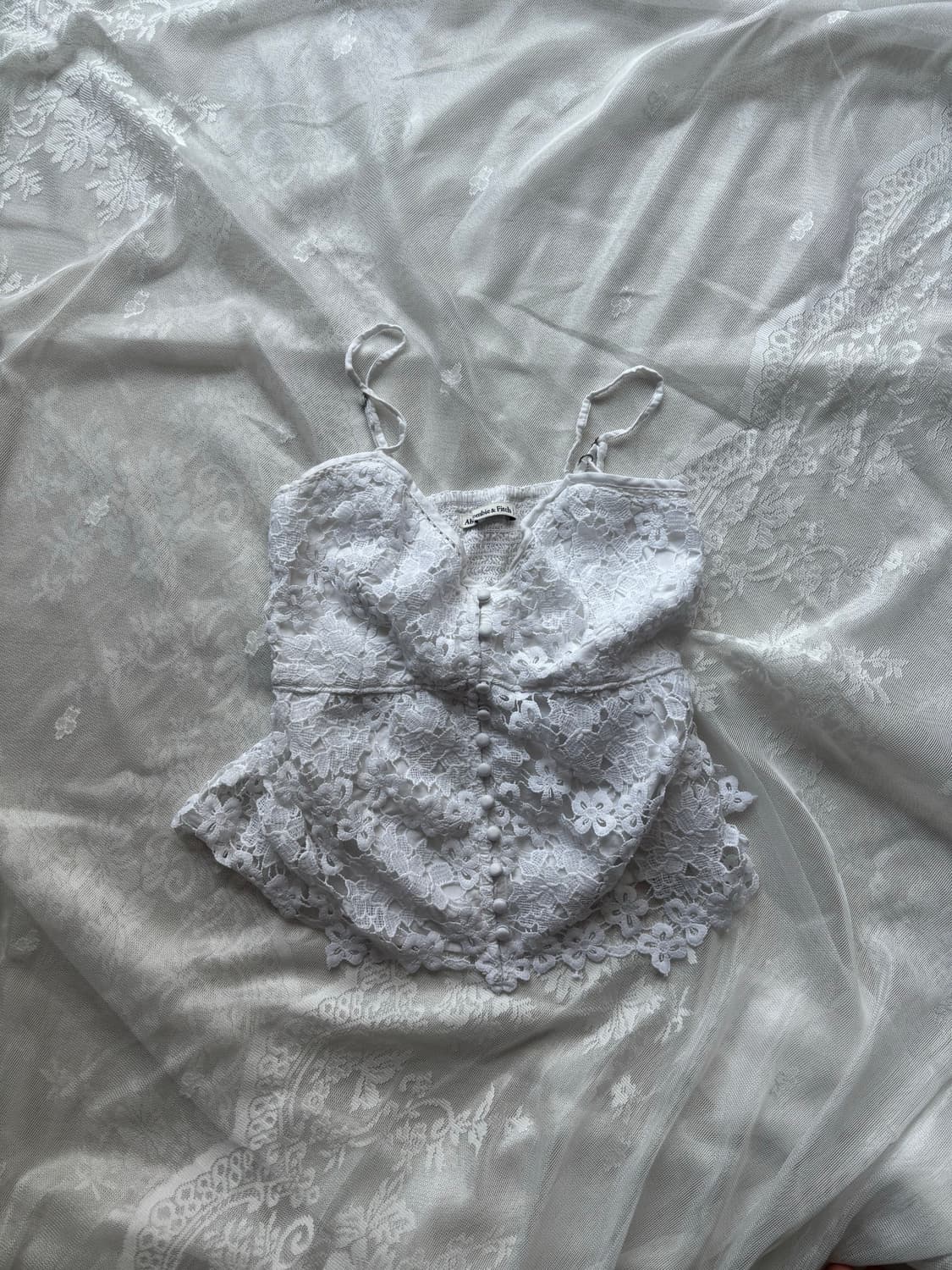 모리걸 플로럴 레이스 슬리브리스 상품이미지1