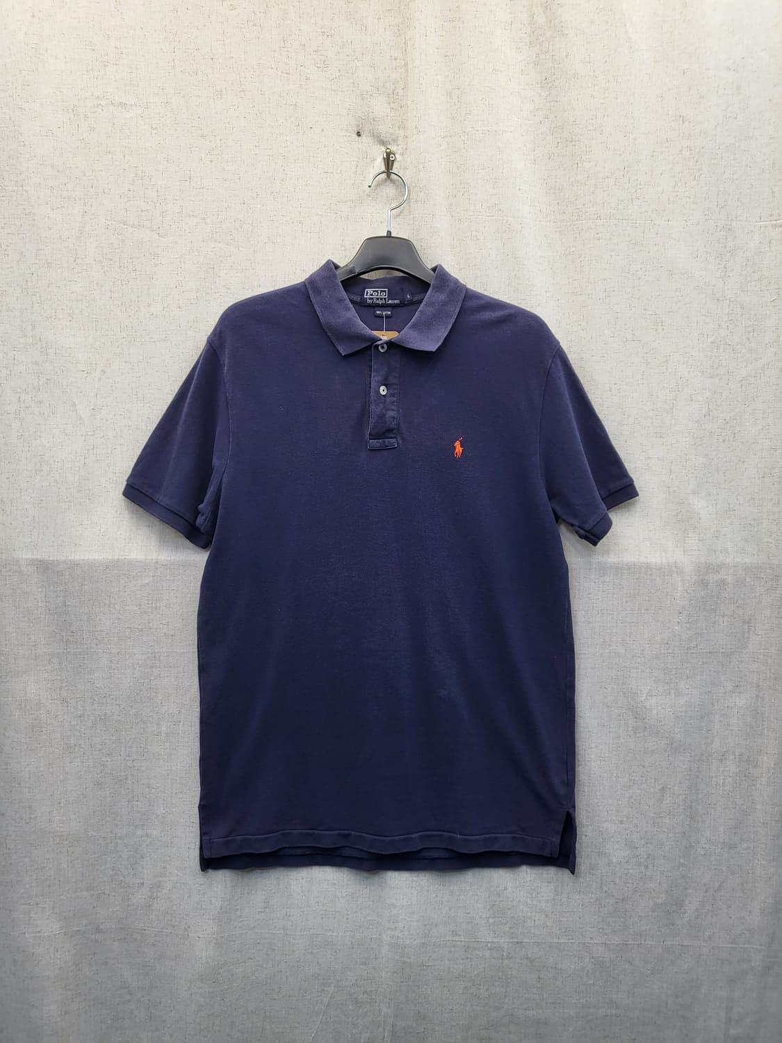 폴로 랄프로렌 네이비 반팔 카라티 상품이미지1