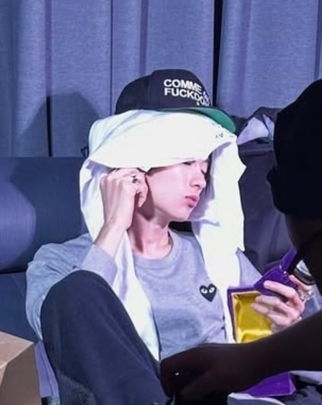 꼼데퍽다운 스냅백 NOWIMYOUNG 상품이미지1