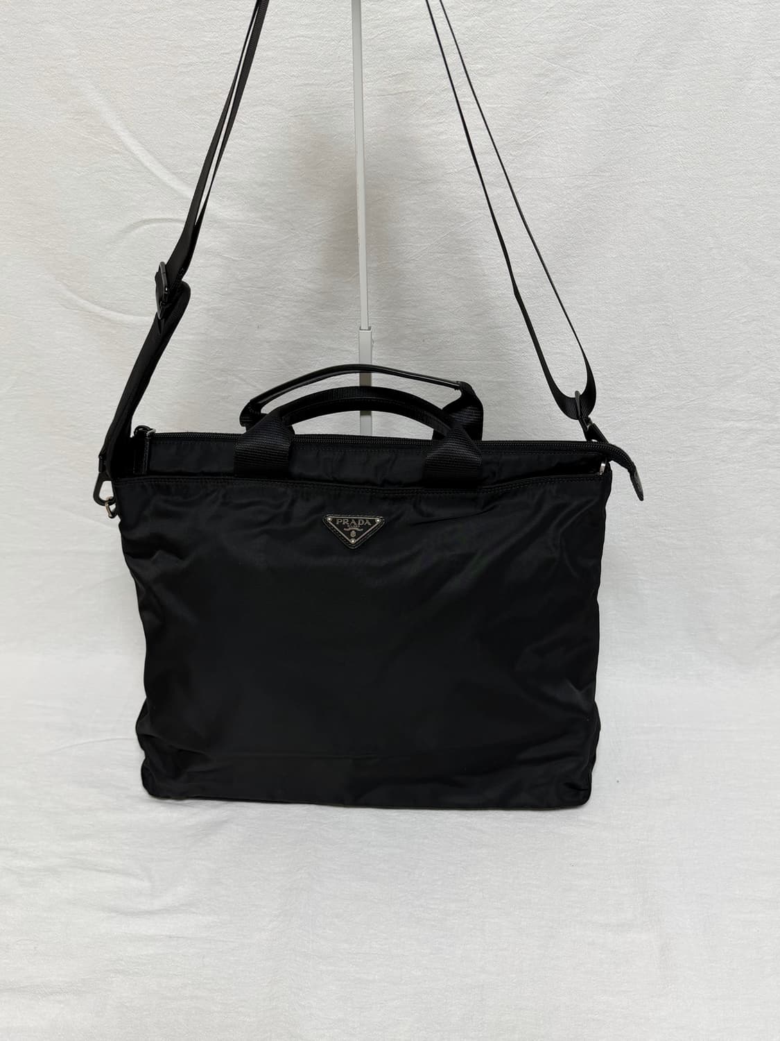 정품 프라다 포코노 나일론 블랙 토트백 숄더백 비지니스 노트북가방 상품이미지3