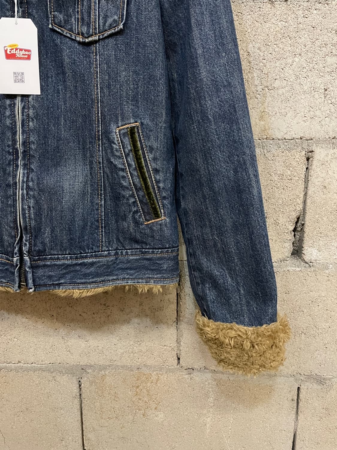 90’s 유니온베이 퍼 데님 후드 자켓 상품이미지4