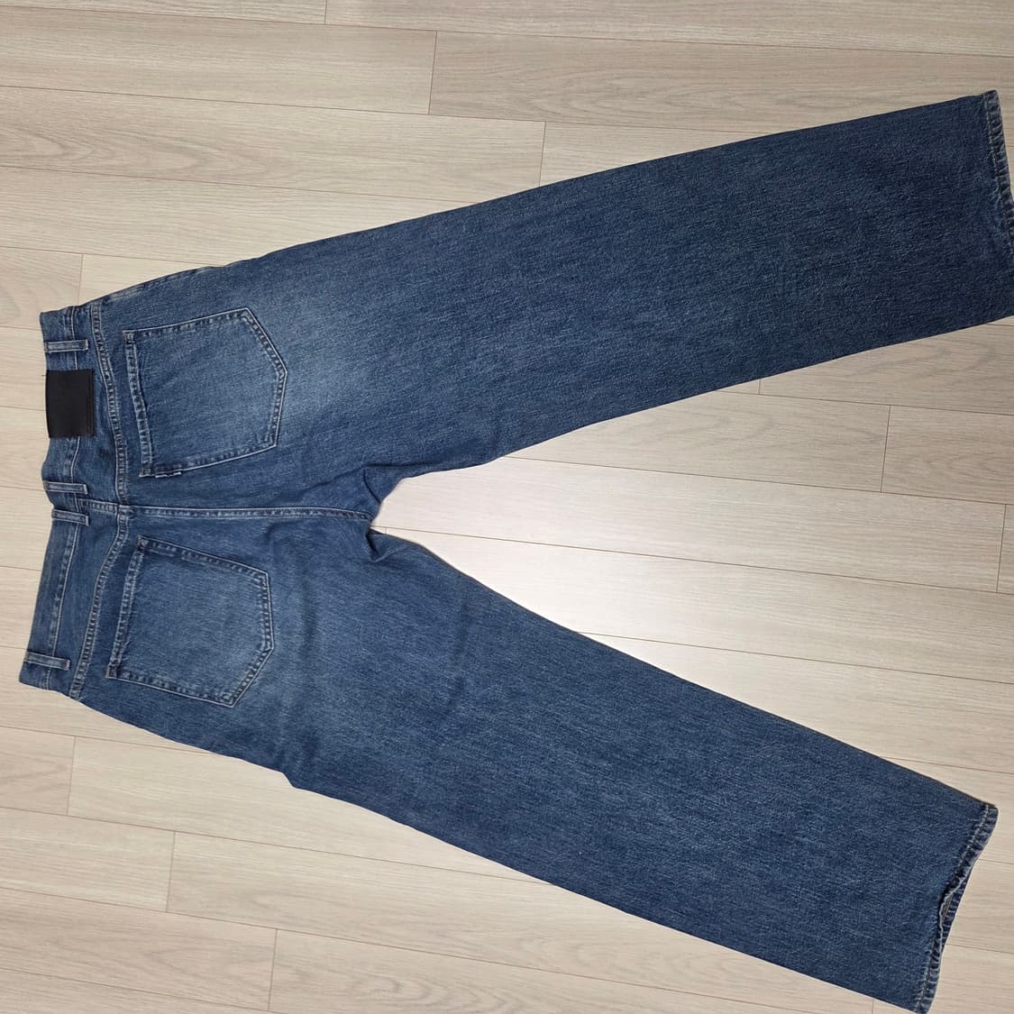 포터리 원워시드 컴포트 데님 미드 블루2 사이즈 5(36) 상품이미지2