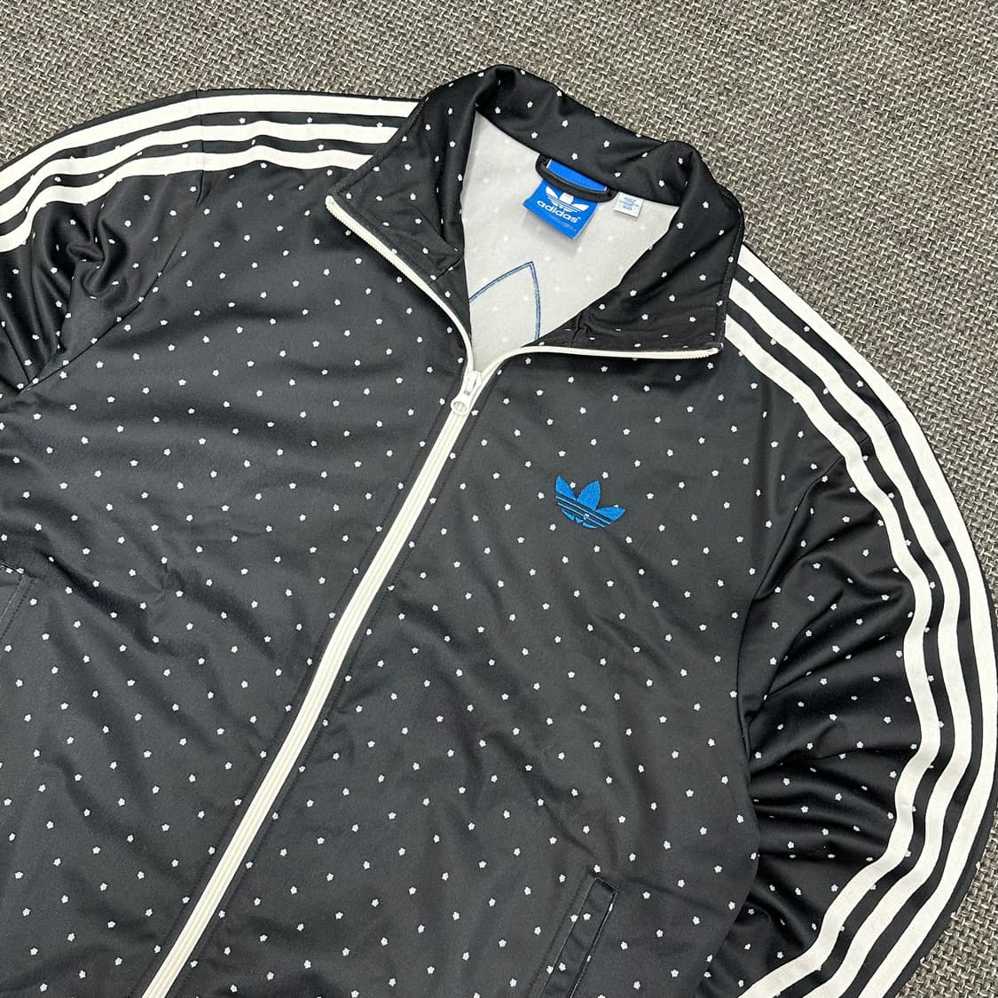 아디다스 레어템 파이어버드 땡땡이 도트 빈티지 져지 100 상품이미지4