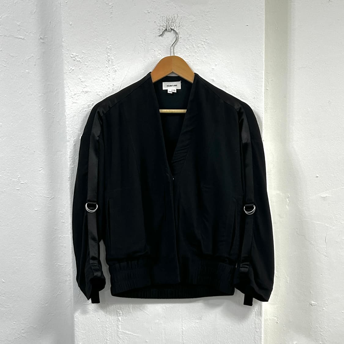 헬무트랭 스트랩 린넨 가디건  상품이미지2