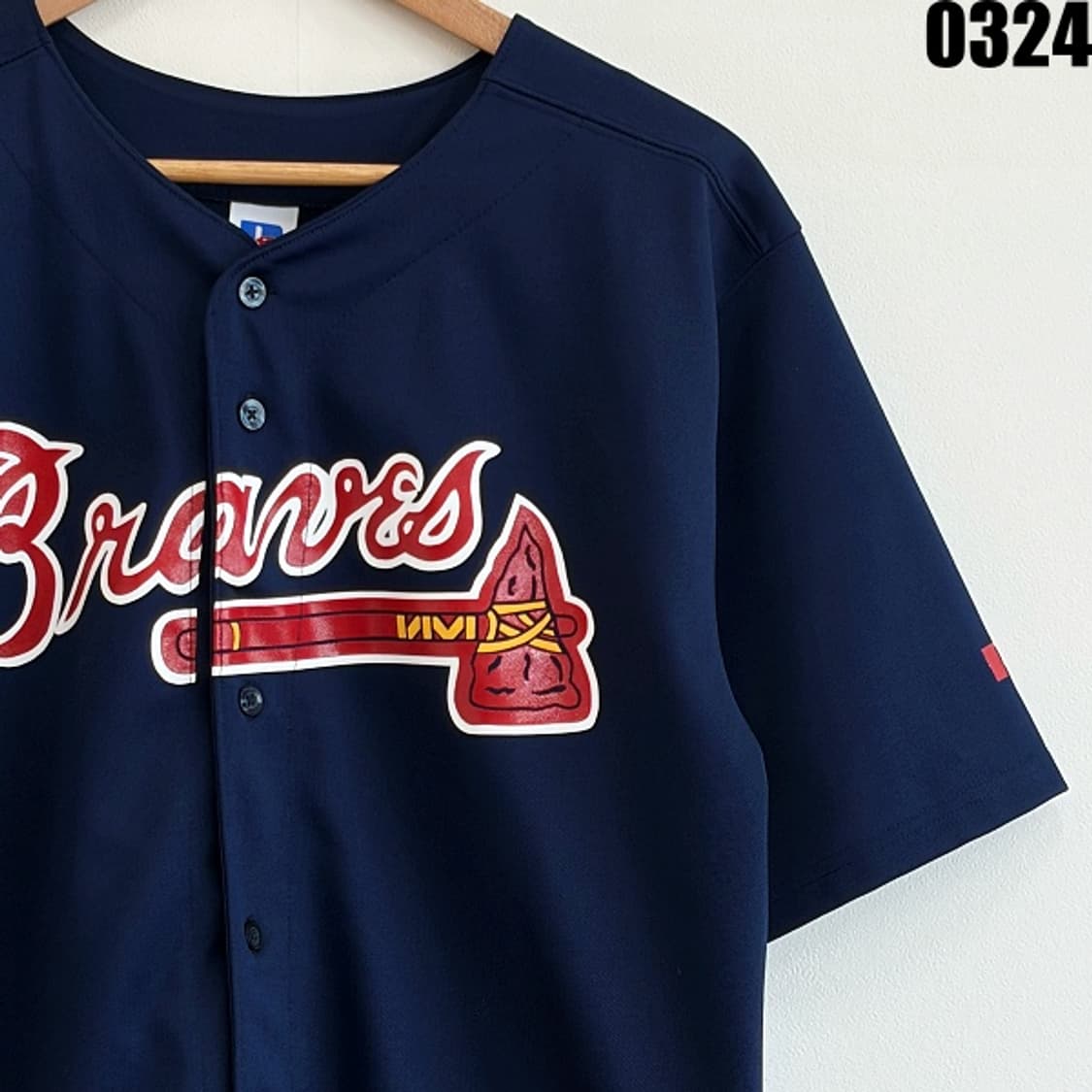 러셀 애슬레틱 애틀랜타 브레이브스 베이스볼 반팔 M 0324 상품이미지2