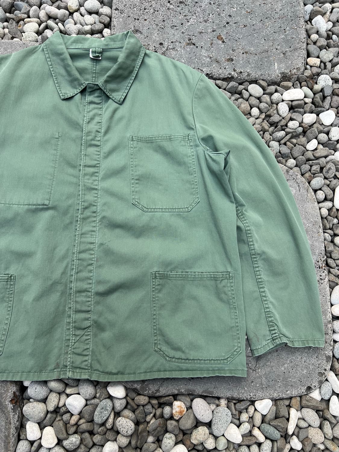 OLD VINTAGE FRENCH GREEN 빈티지프렌치워크자켓 상품이미지5