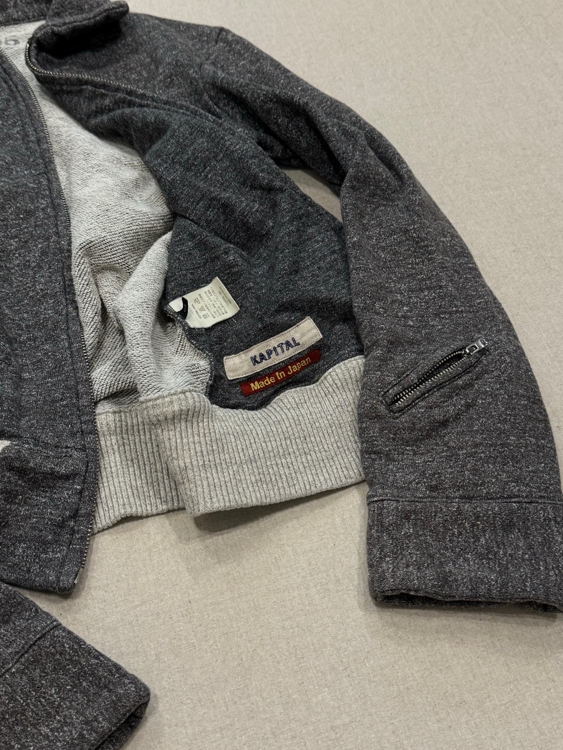 캐피탈 스웻 집업 자켓 상품이미지6