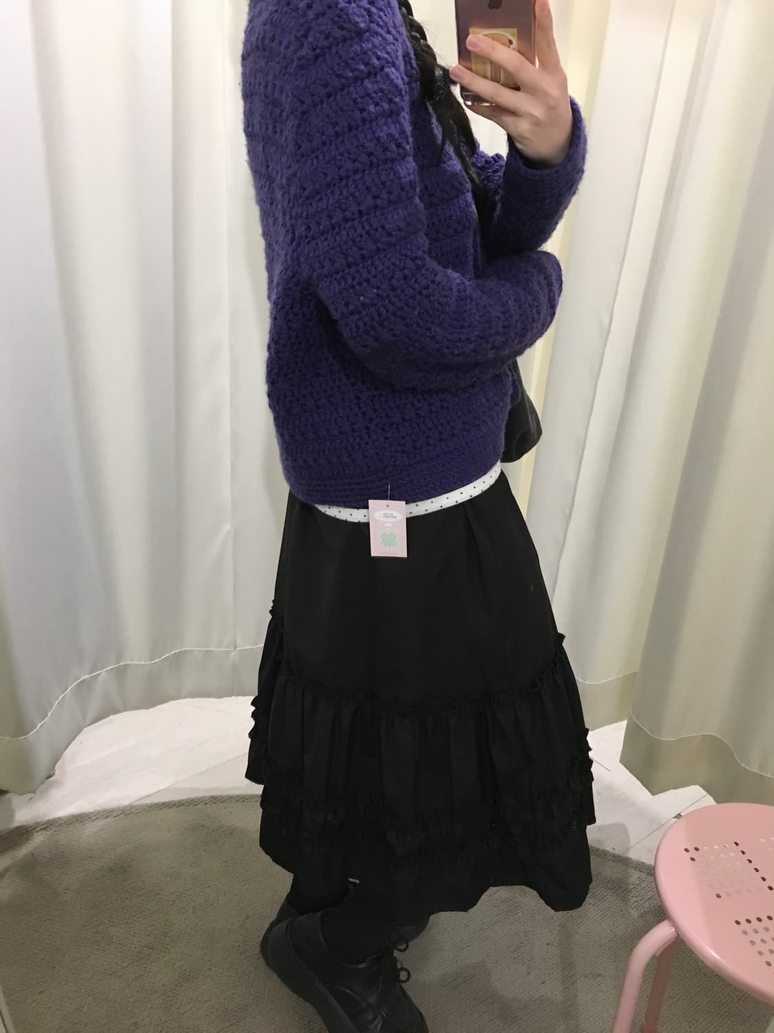 핸드메이드 짜임 가디건 상품이미지4