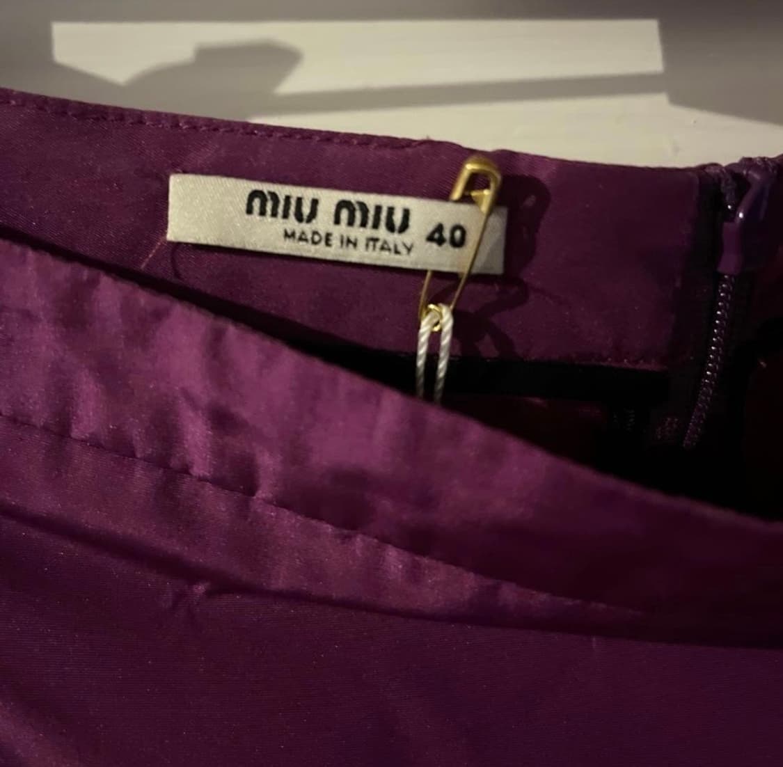 Miu miu 미우미우 턱 플레어 스커트 상품이미지2