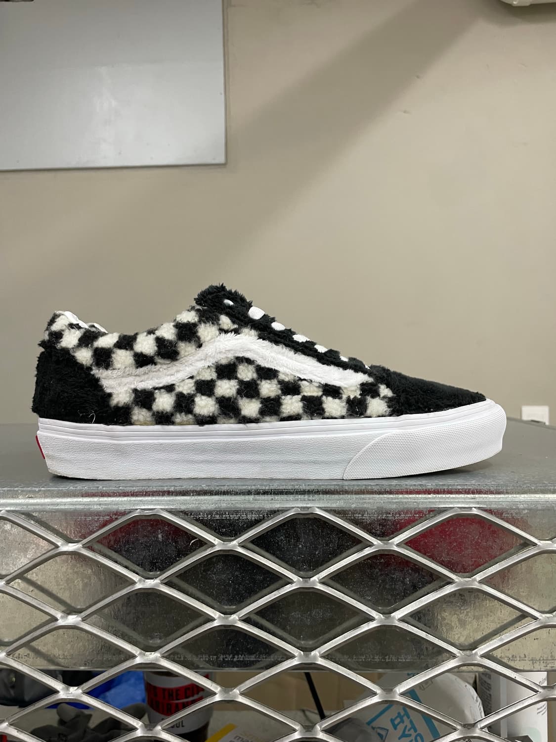 반스 올드스쿨 셰르파 체커보드 블랙 270 (gr-4122) 상품이미지4