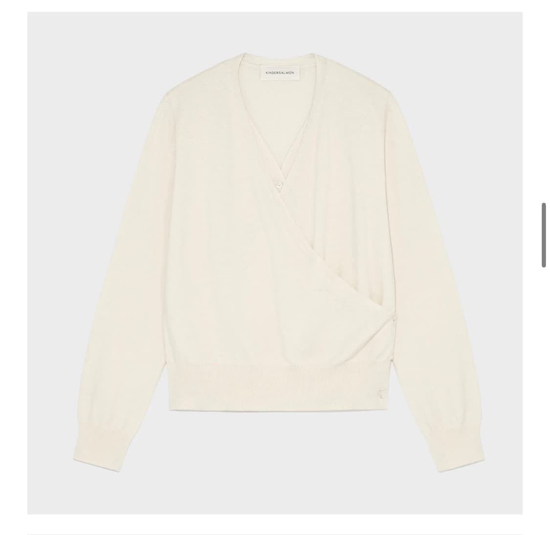 킨더살몬 Gudrun Draped Knit Cream 상품이미지6