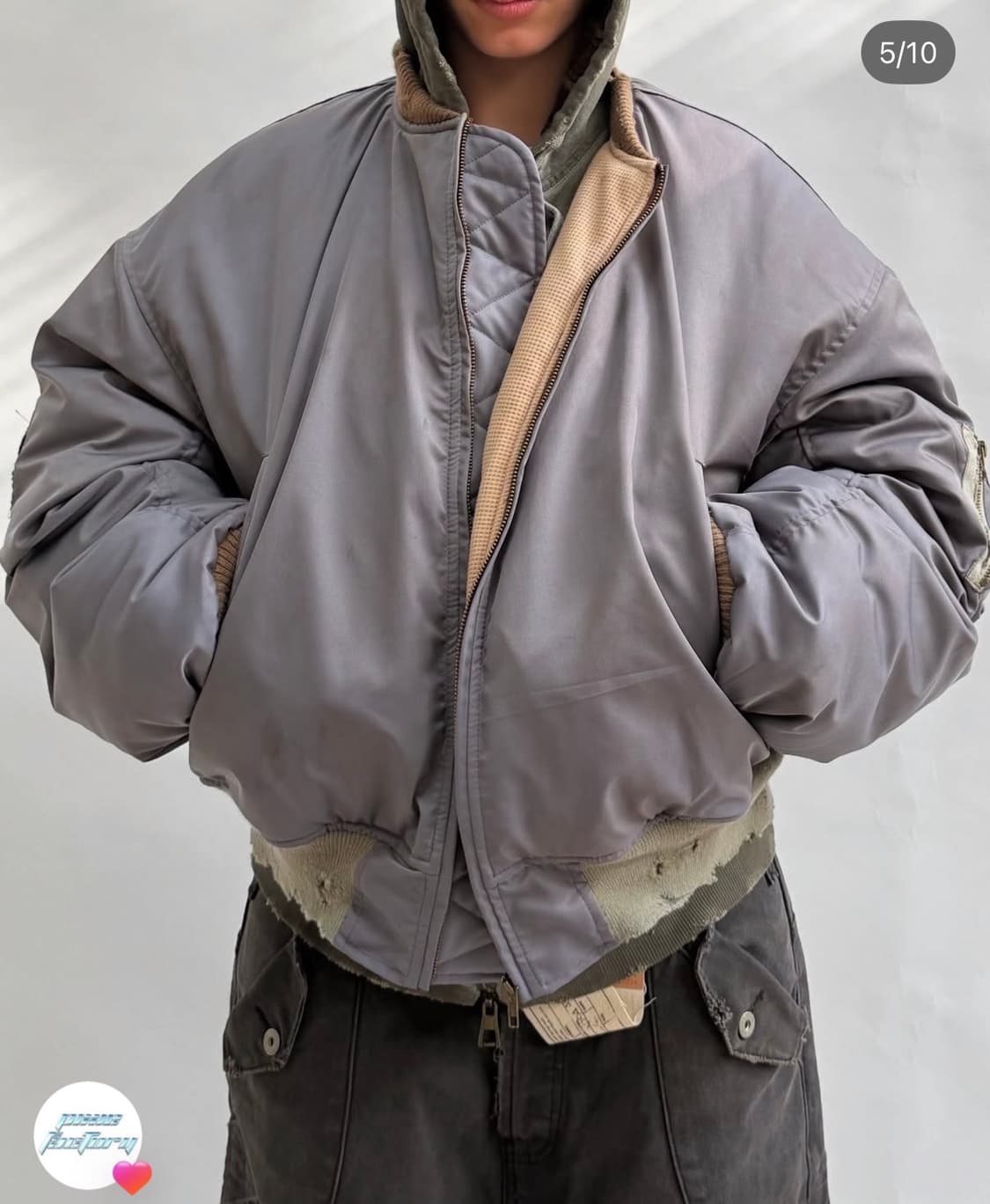 [새상품] Nofaithstudios 리버시블 다이빙 봄버 상품이미지1