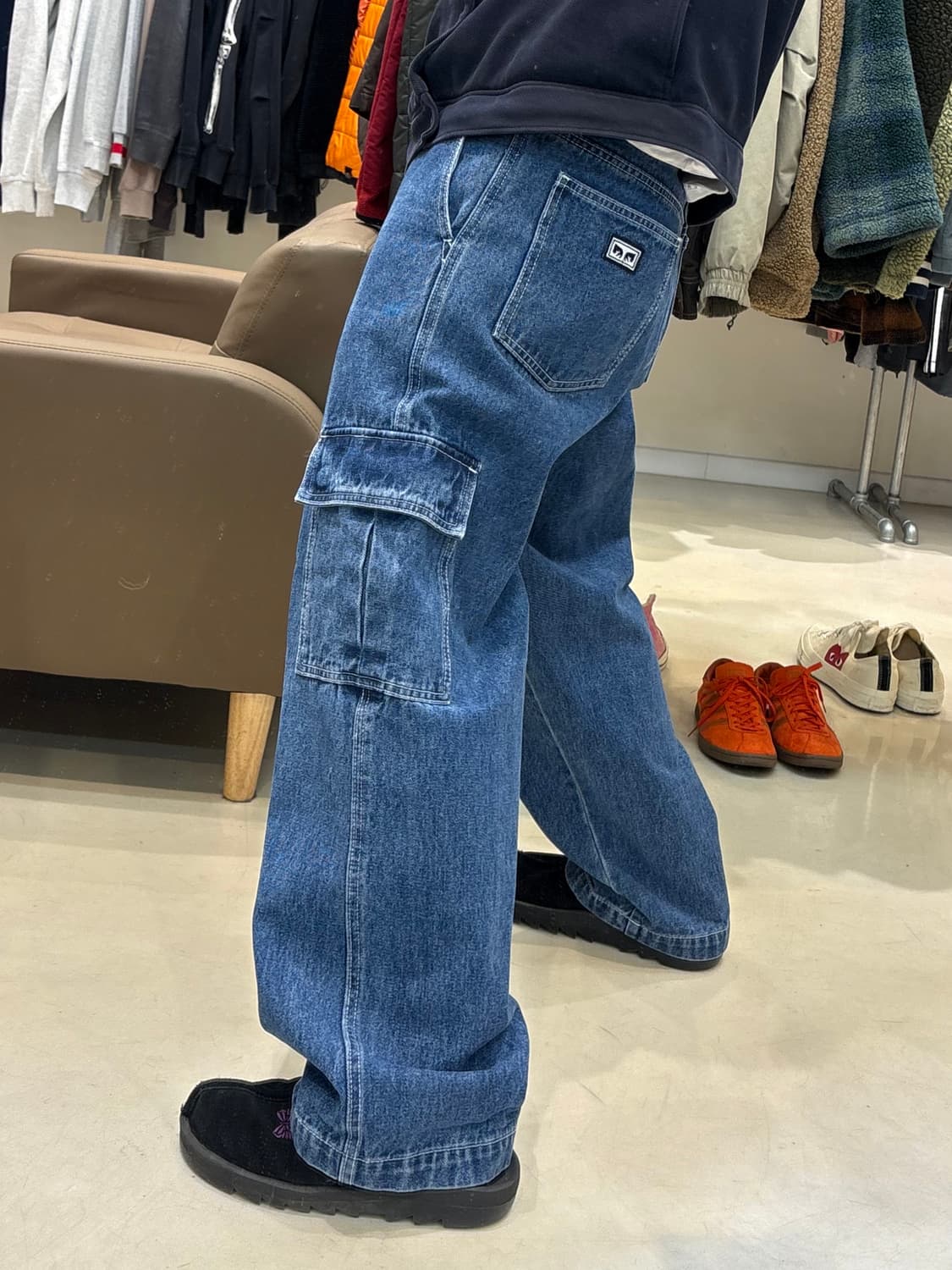 오베이 빅 위그 카고 데님팬츠 상품이미지9