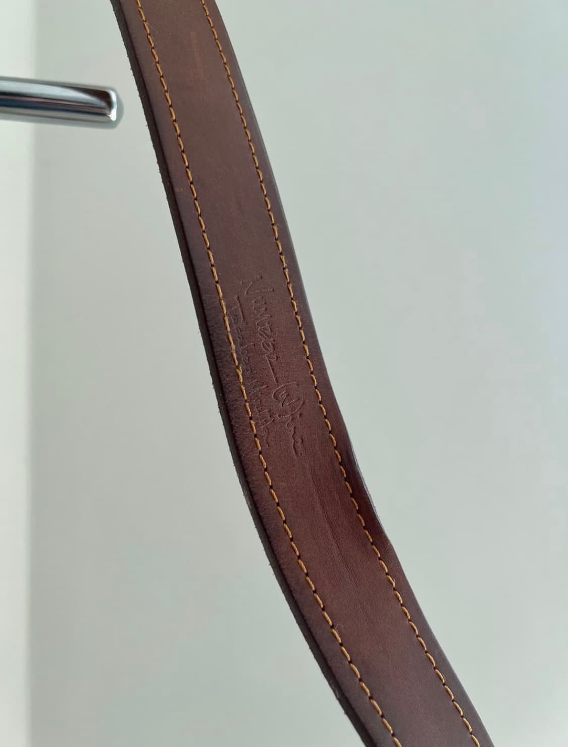 Number (N)ine 넘버나인 브라운 레더벨트 상품이미지3