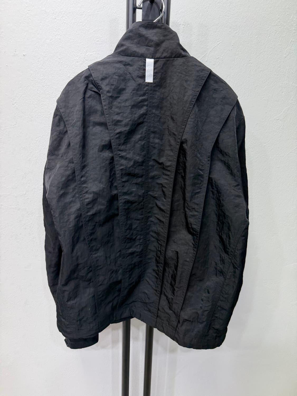 정품) 노매뉴얼 25ss 블랙 오버핏 바람막이 자켓 100 상품이미지5