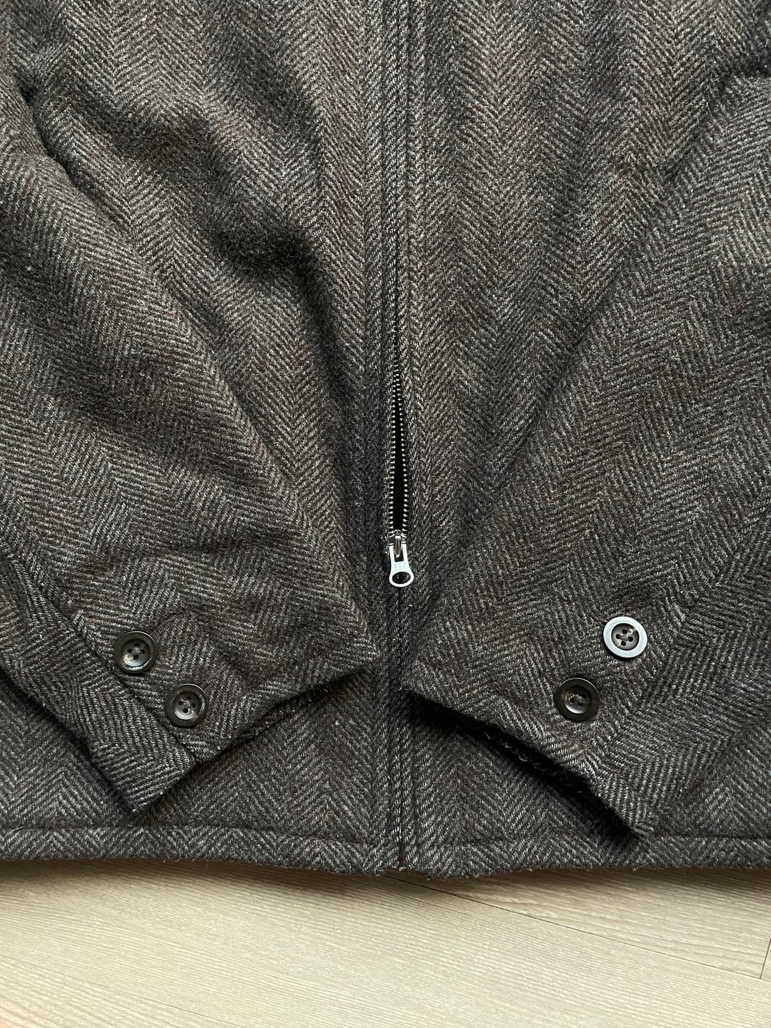 올드갭 울 헤링본 블루종 자켓 상품이미지4