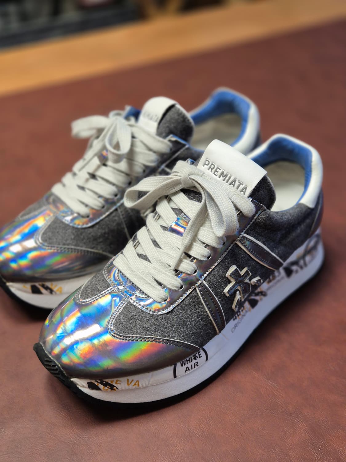 실착용1회 225-230(35)정품 프리미아타 스니커즈  상품이미지9