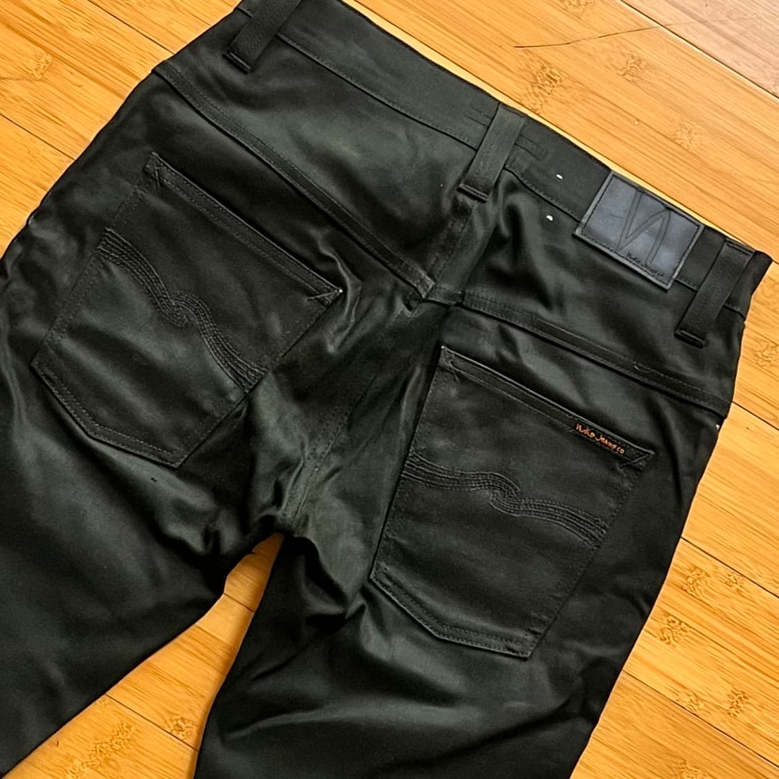 누디진 THIN FINN 블랙진 데님팬츠 W30 L32 상품이미지4