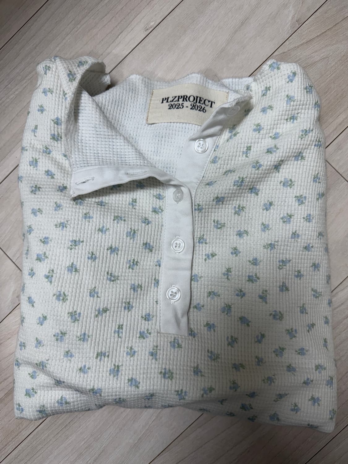 플리즈프로젝트 와플 롱슬리브 상품이미지1