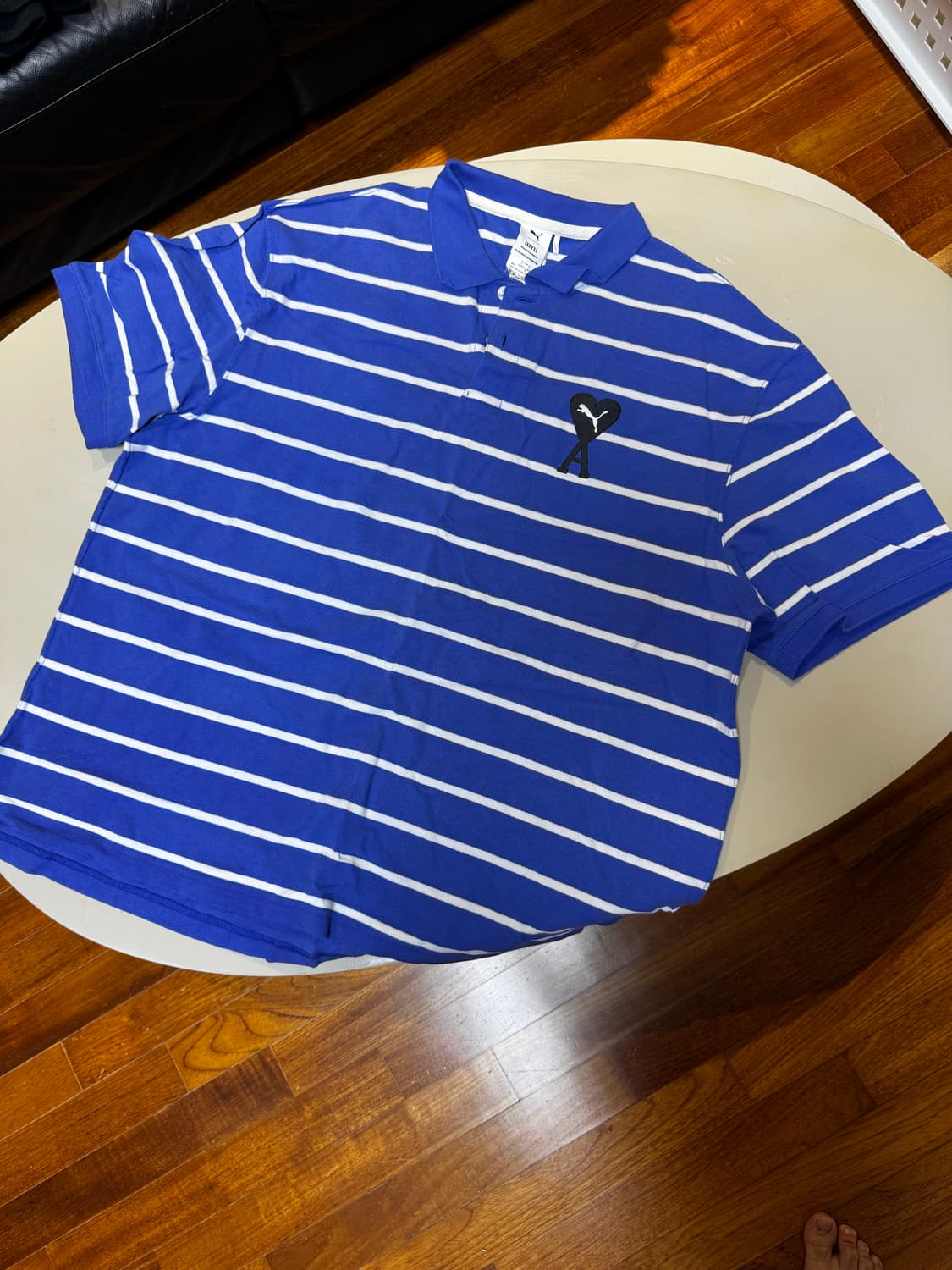 [정품택 제공] 푸마 AMI 콜라보 XL 폴로티 상품이미지1