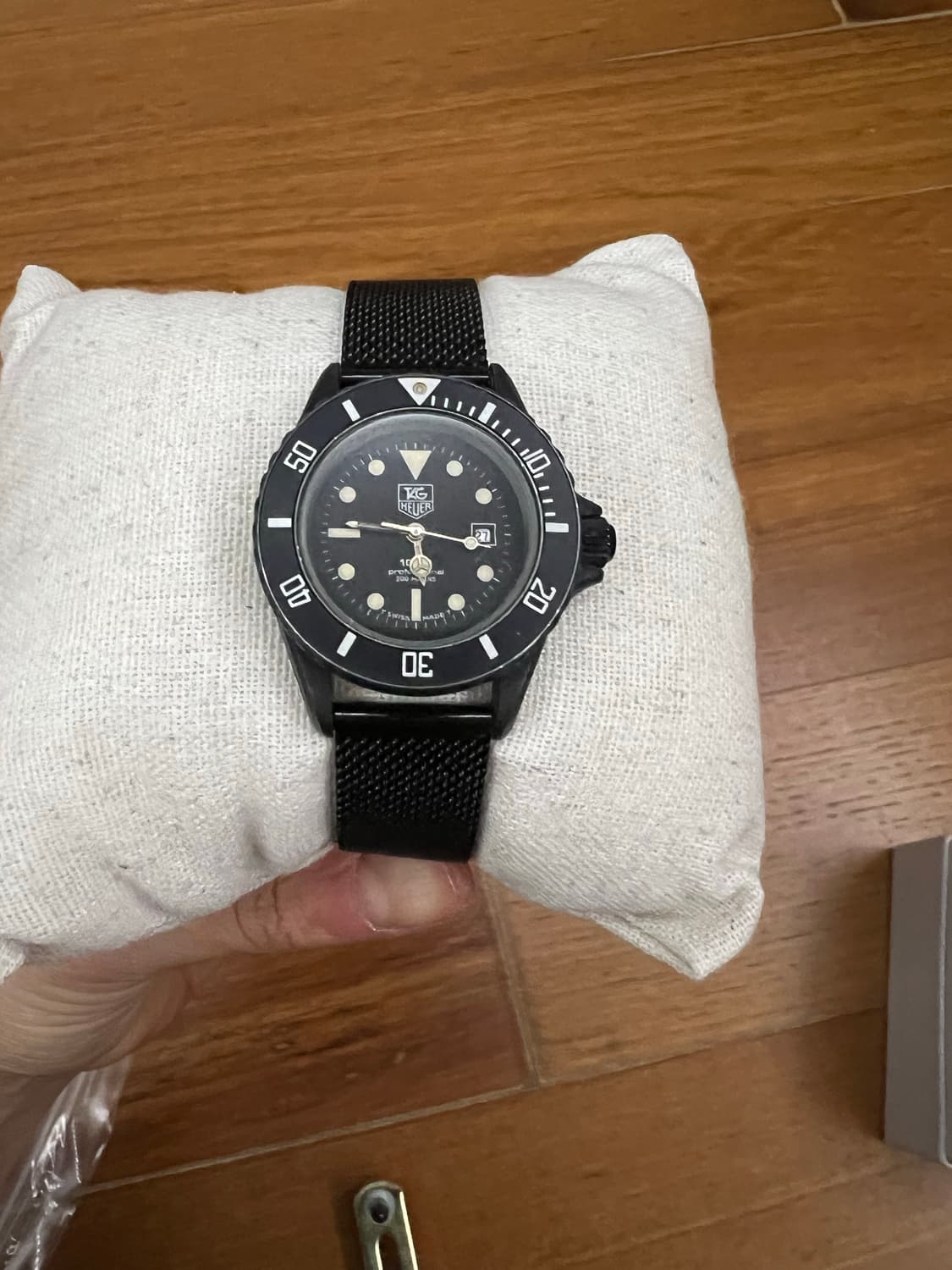 태그호이어 빈티지 1000 pvd 블랙 보이 사이즈 상품이미지2