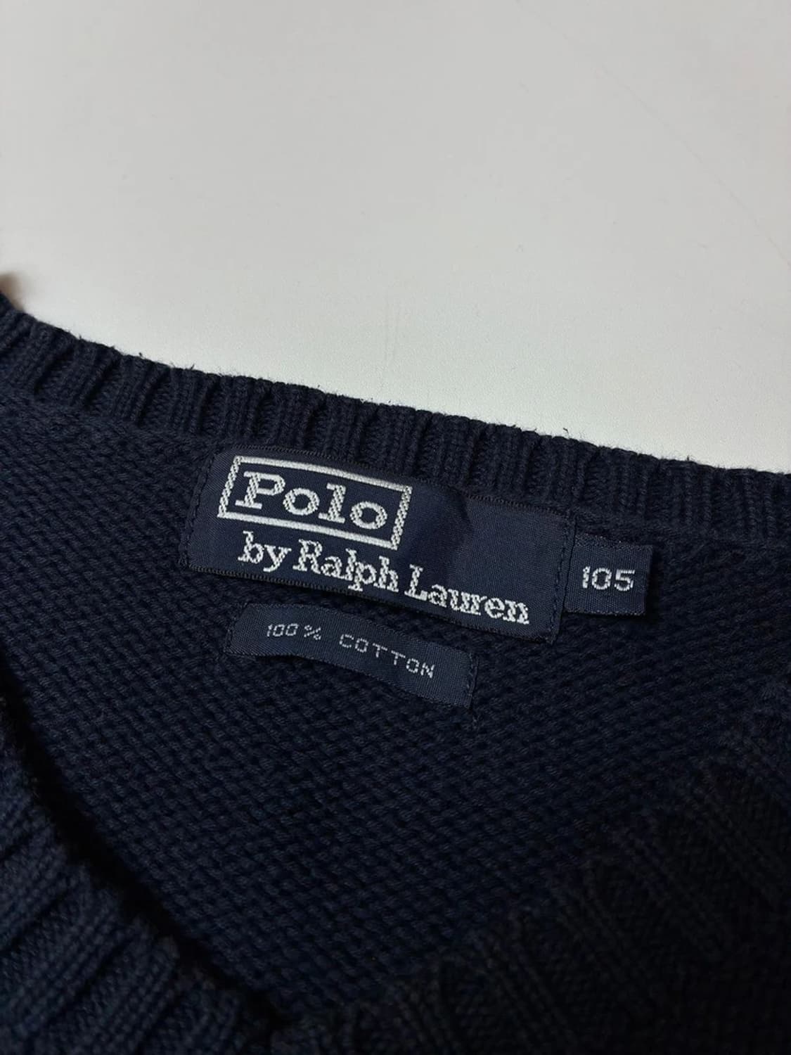 폴로 랄프로렌 90's 짜임 코튼 니트 PN8399 상품이미지6