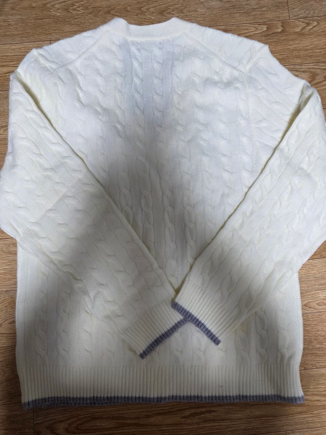 폴로 케이블 니트 울 캐시미어 가디건 상품이미지5