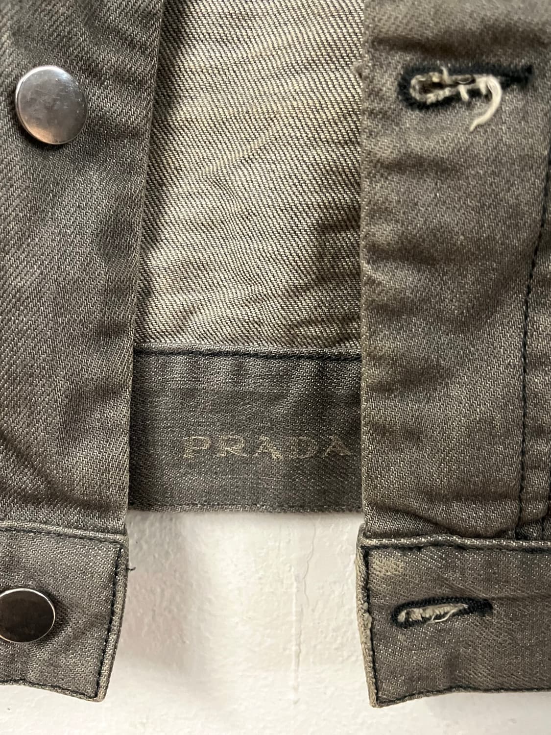 프라다 2006 아카이브 데님 자켓 상품이미지6