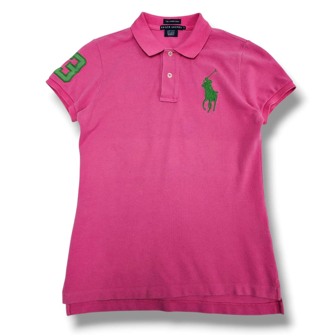 M POLO 폴로 랄프로렌 빅포니 피케 셔츠 핑크 상품이미지2