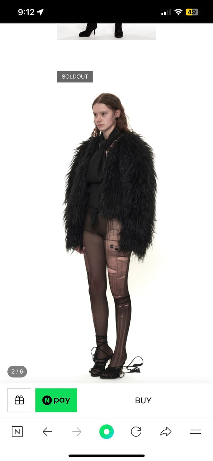 604서비스 FUR JACKET WITH ARMY PATCH 퍼자켓 상품이미지3