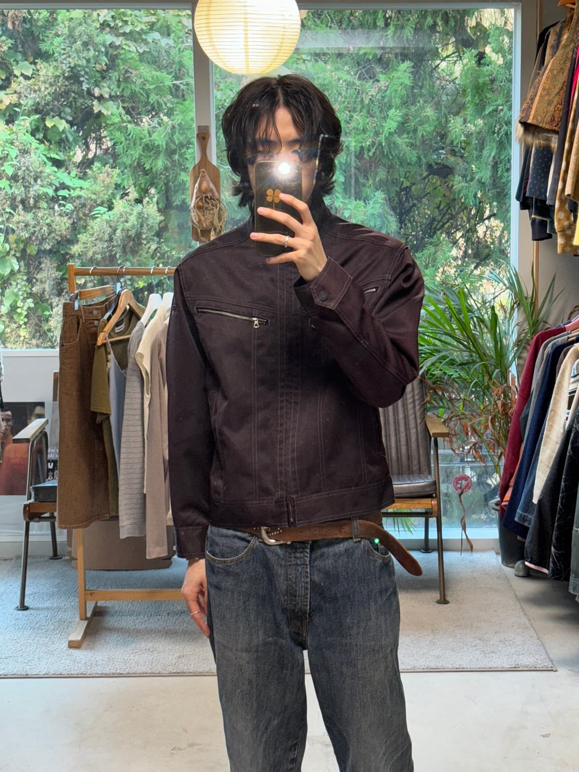 Cs club 마룬 워크자켓  상품이미지3