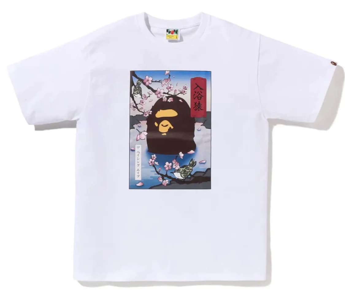 정품 베이프 사쿠라에디션 반팔 상품이미지1