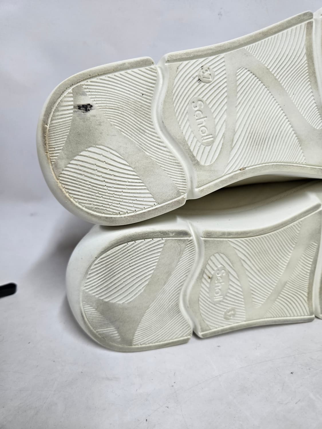 숄 플랫폼  샌들 화이트 37  235mm 상품이미지8