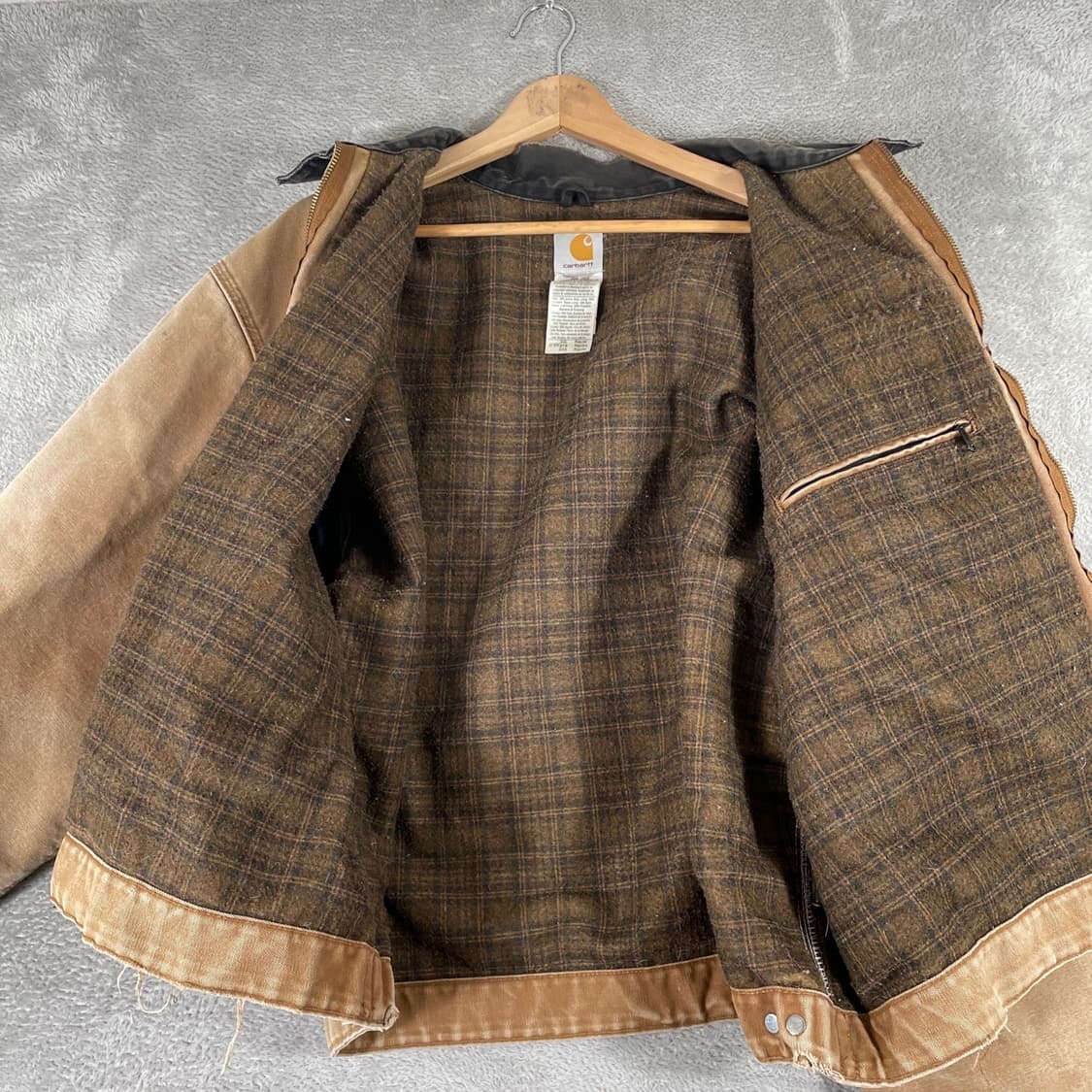 칼하트 J97 디트로이트 자켓 브라운 상품이미지5